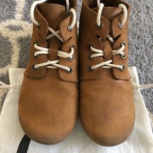 Piper Finn Harriet high top hard sole leather shoe